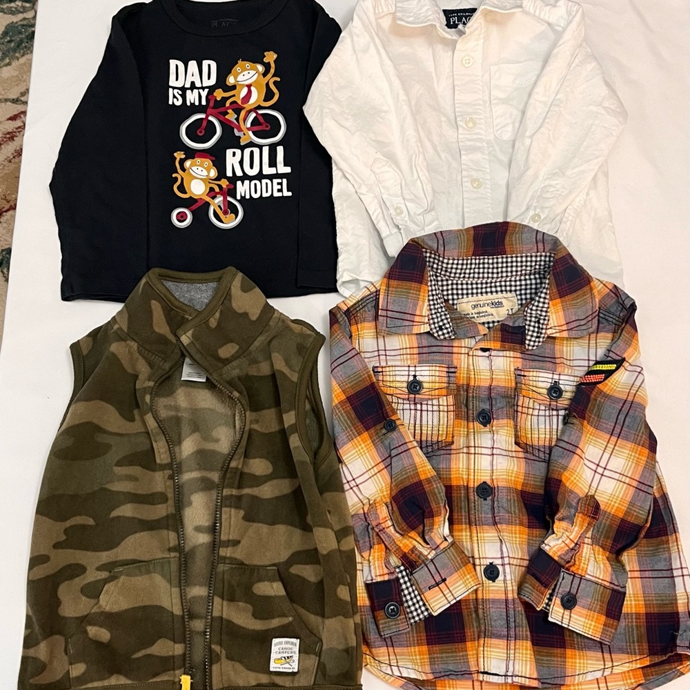 Toddler boy shirt lot